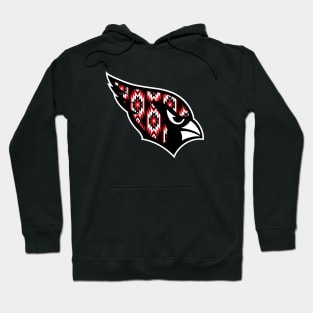 Native Pattern Dark Cardinals Hoodie